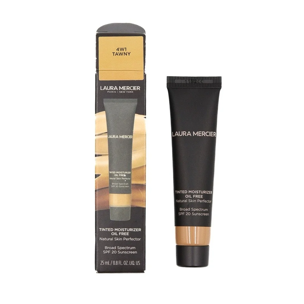 Laura Mercier - Tinted Moisturizer Oil Free - 4W1 Tawny - 0.8 oz / 25 ml - READ